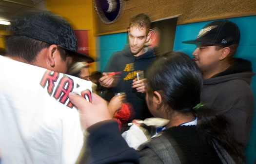 jose calderon at hispanic youth alive in toronto