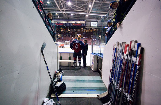 Roger Lajoie at the Hershey Centre