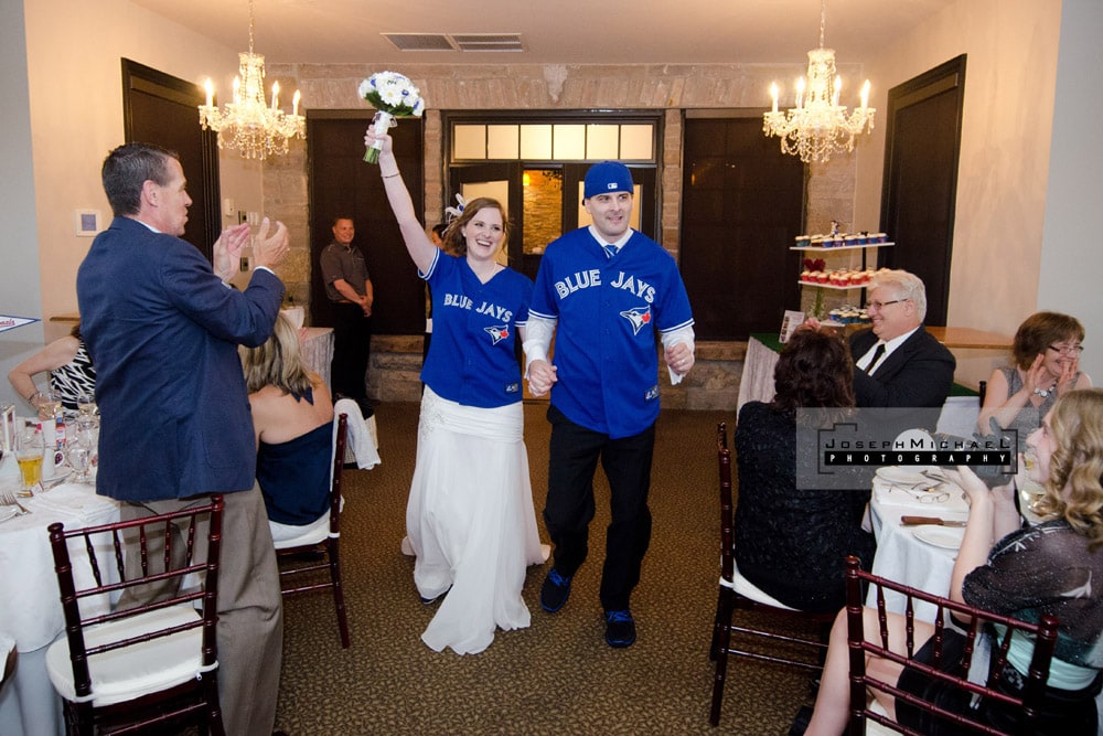 Baseball Themed Wedding Blue Jays