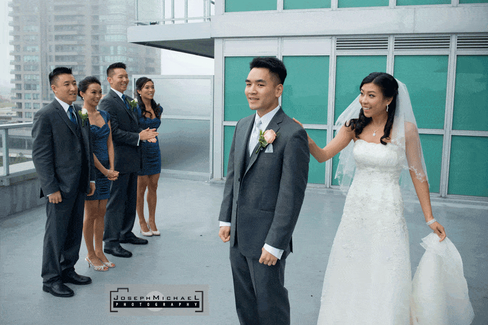 Wedding Photography first look GIF