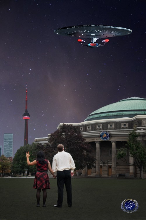 Star Trek Engagement Shoot, University of Toronto Engagement Shoot