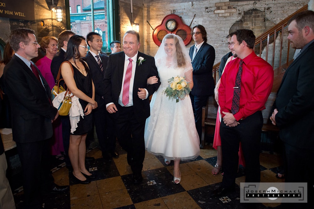 Balzac's Coffee Distillery District Toronto Wedding Photography