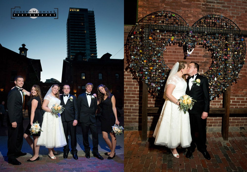 Balzac's Coffee Distillery District Toronto Wedding Photography