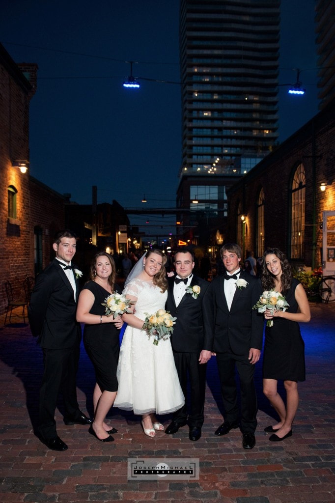 Balzac's Coffee Distillery District Toronto Wedding Photography