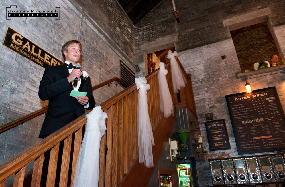 Balzac's Coffee Distillery District Toronto Wedding Photography