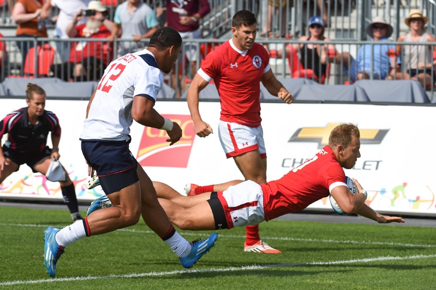 Canada Rugby 7 Gold Medal Pan Am Games Toronto