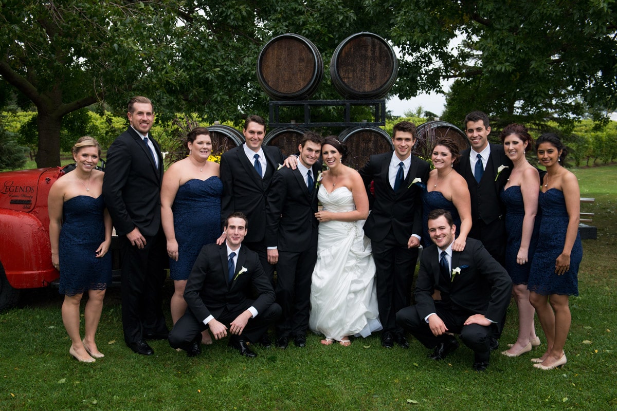 Legends Estate Winery Niagara Wedding