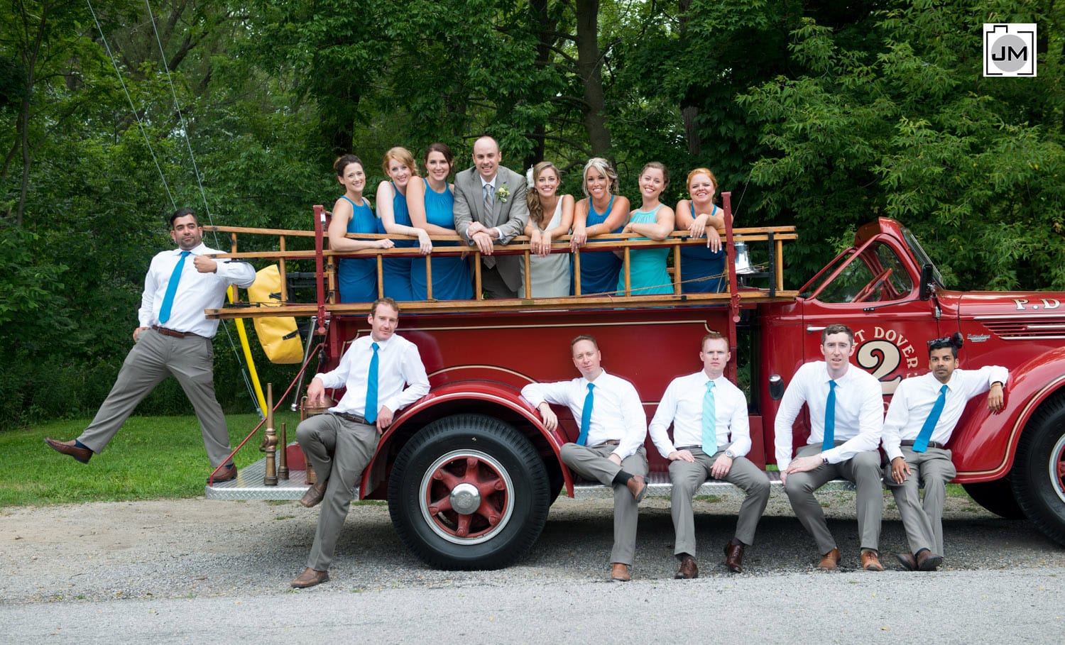 Port Dover Wedding - Fire Truck