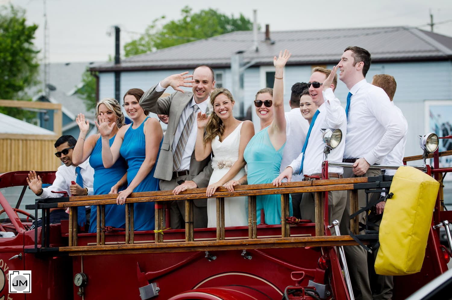 Port Dover Wedding - Fire Truck