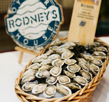 Photograph of product being showcase for Rodney's Oyster House in Toronto Ontario Canada