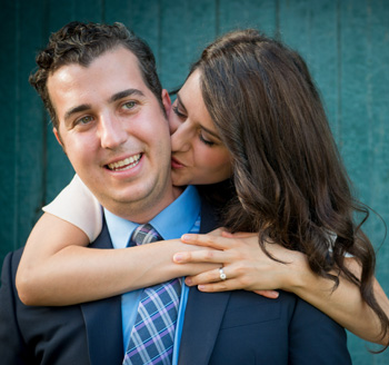 Engagement shoot for young Toronto couple