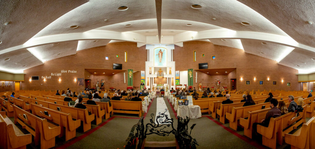Park View Manor wedding reception and The Epiphany of Our Lord Parish ceremony.