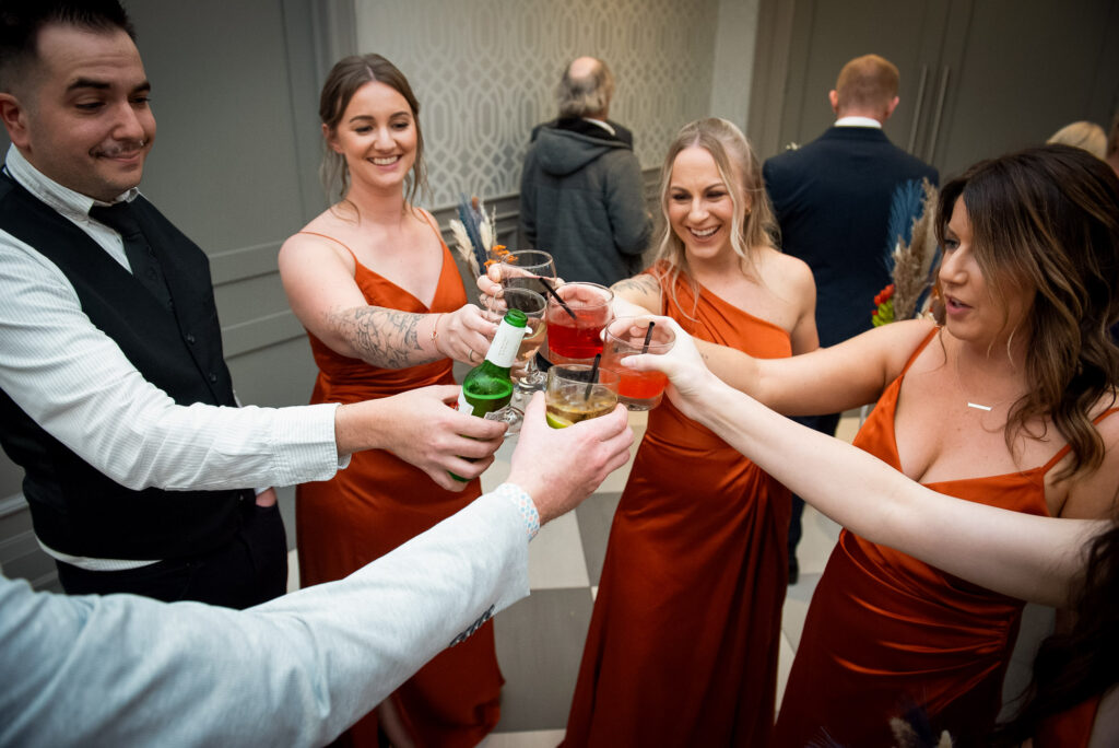 Park View Manor wedding reception and The Epiphany of Our Lord Parish ceremony.