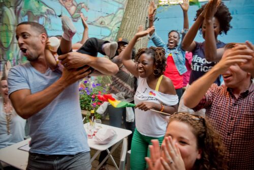 World Cup fans in Toronto