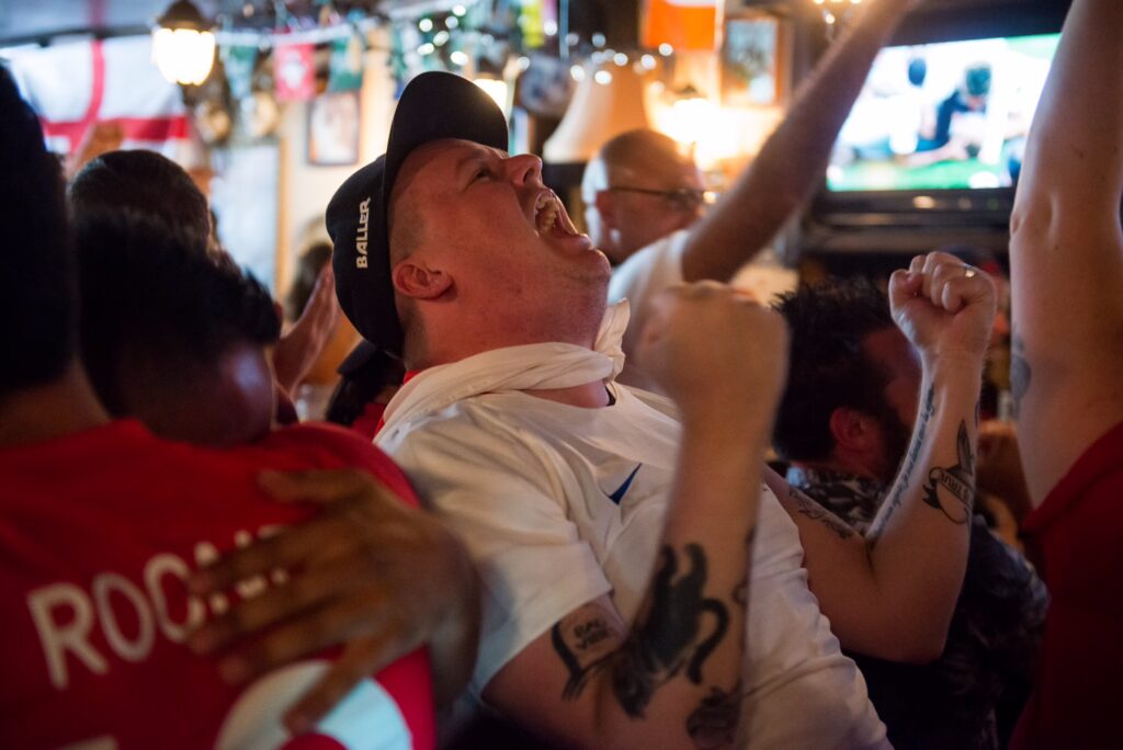 England World Cup fans in Toronto