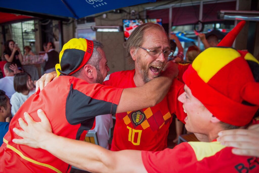 Belgium World Cup fans in Toronto