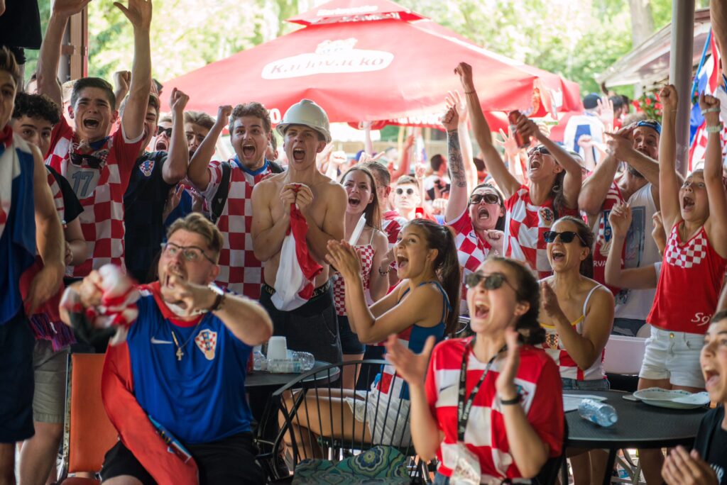 Croatia World Cup fans in Mississauga